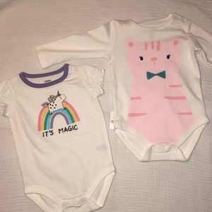 Gymboree body suit -set of 2